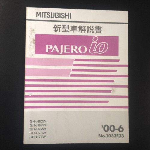 Mitsubishi pajero iocar - mitsubishi, manual